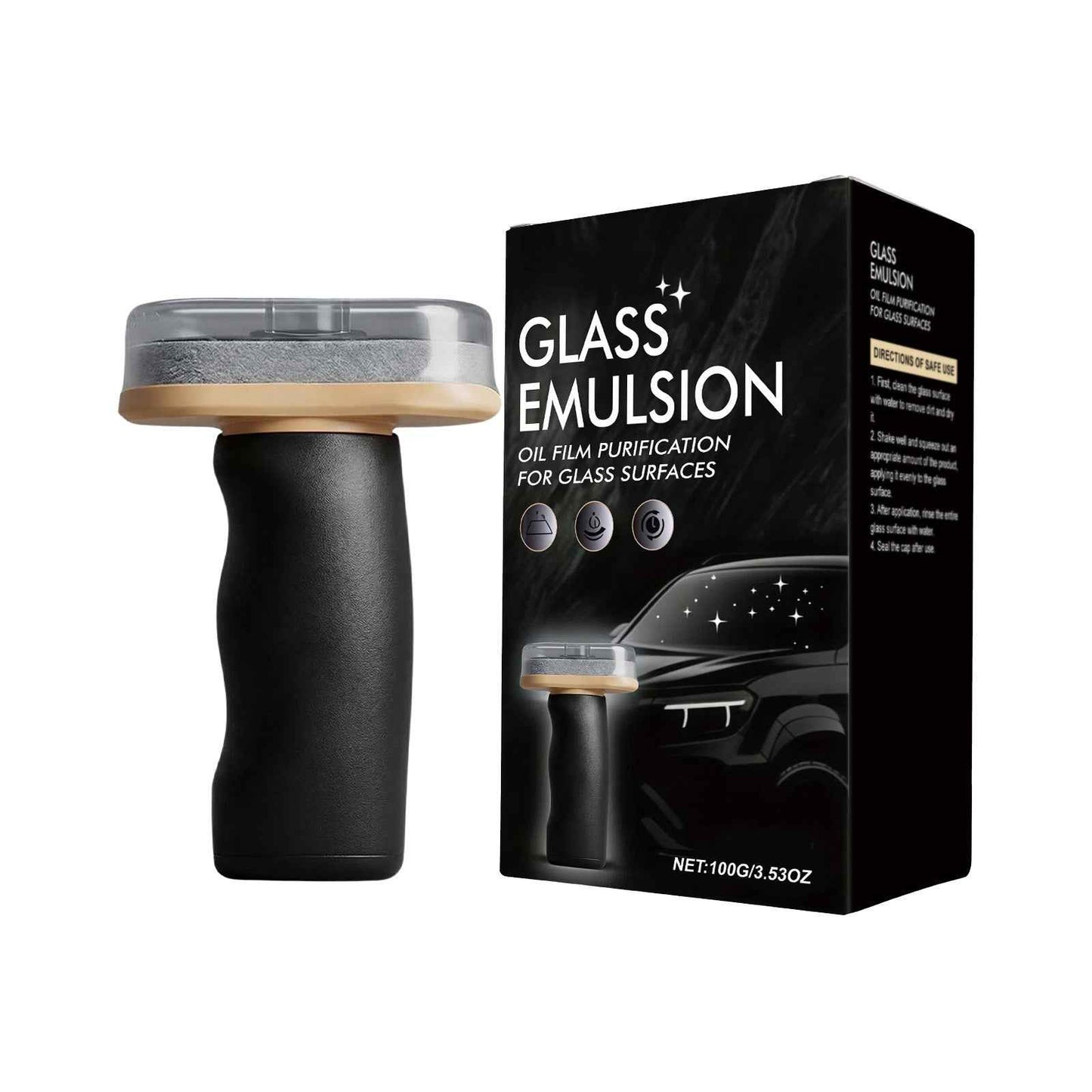 ✨ Car Window Oil Film Remover | Glass Cleaning Cream