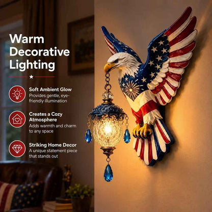 🦅✨ Today 49% OFF🔥 Eagle Crystal Wall Lamp | Elegant Lighting & Stunning Wall Decor