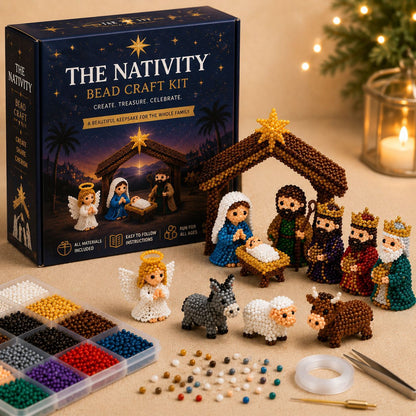 🧵✨ Tiny 3D Beaded Animal DIY Kit – Turn Tiny Beads Into Treasured Handmade Animals, Great for Cozy Afternoons & Thoughtful Gifts