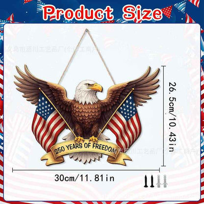 🔥49% Off Sale  | 🦅 Patriotic Bald Eagle Yard Sign
