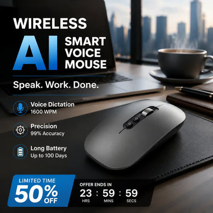 🔥Last Day 48% OFF🌟Wireless AI Smart Voice Mouse🖱️