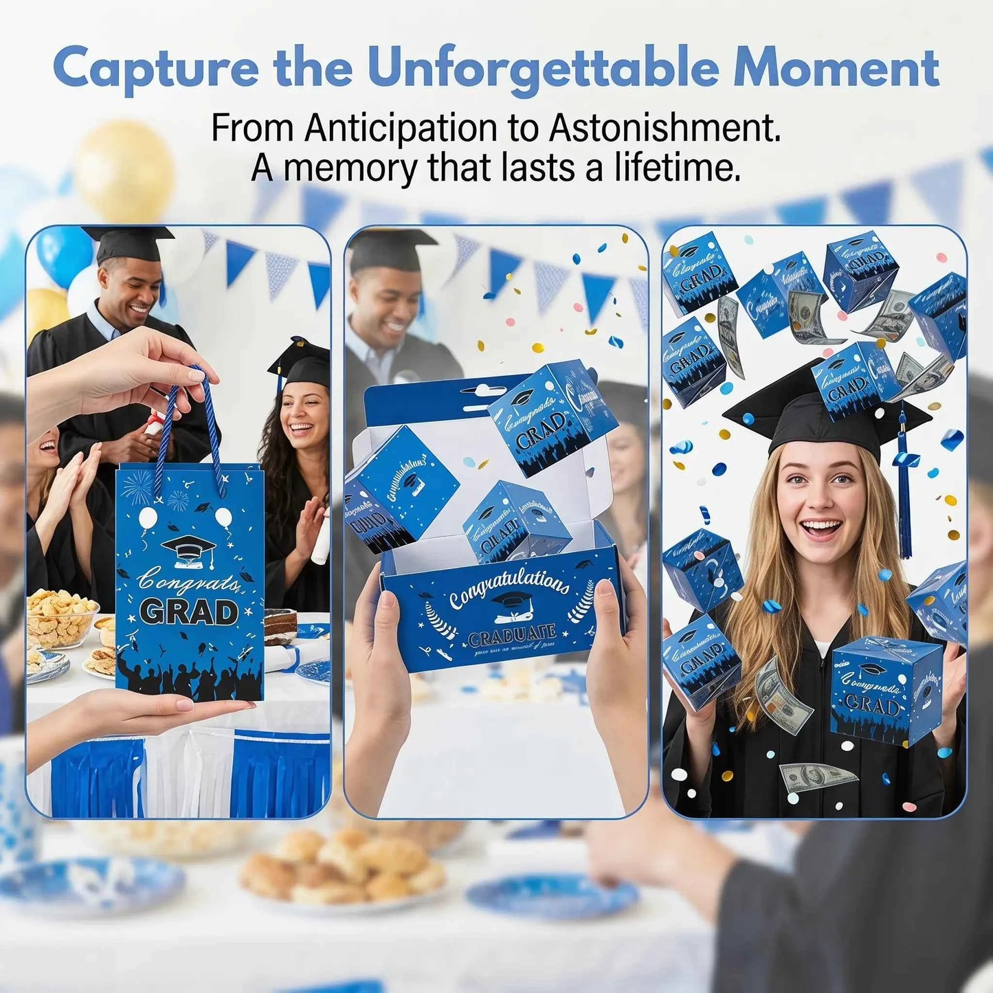 【🧑‍🎓Graduation Hot Sale 50% OFF🔥】Creative Folding Pop-Up Gift Box for 2026 Graduation🎓️