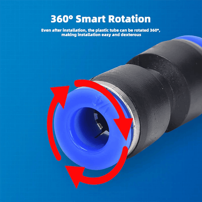 🔥1/4 Inch Pneumatic Push-to-Connect Air Hose Fittings Kit