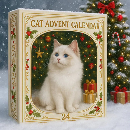 🎄 2026 Cat Advent Calendar 🐱 24 Cute Cat Charms for Christmas