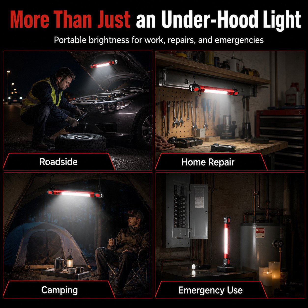 Father's Day Promotion SAVE 49% 🔥3000LM Rechargeable Magnetic LED Work Light Bar