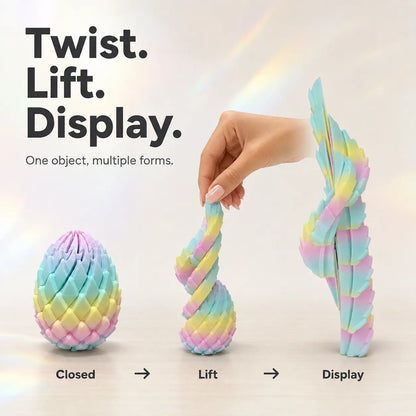 🐉 3D Printed Dragon Egg Fidget Toy | Stress Relief Sensory Toy