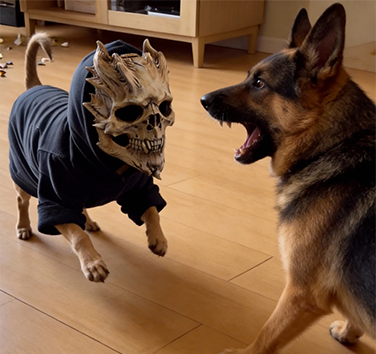 😱🐶🐱 Scary Pet Mask – Turn Your Pet Into a Prank Legend