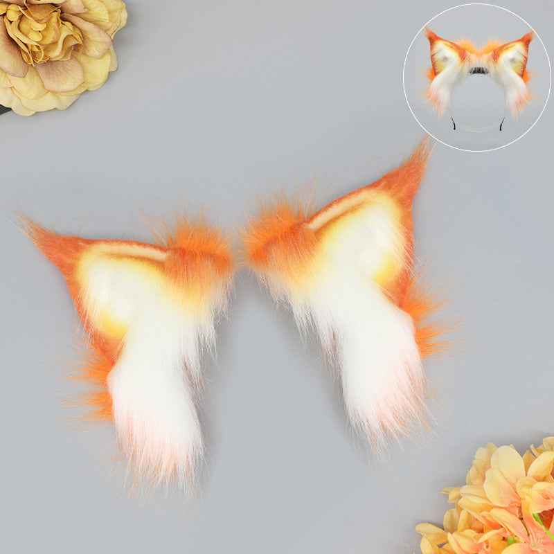 Orange Lynx Ears