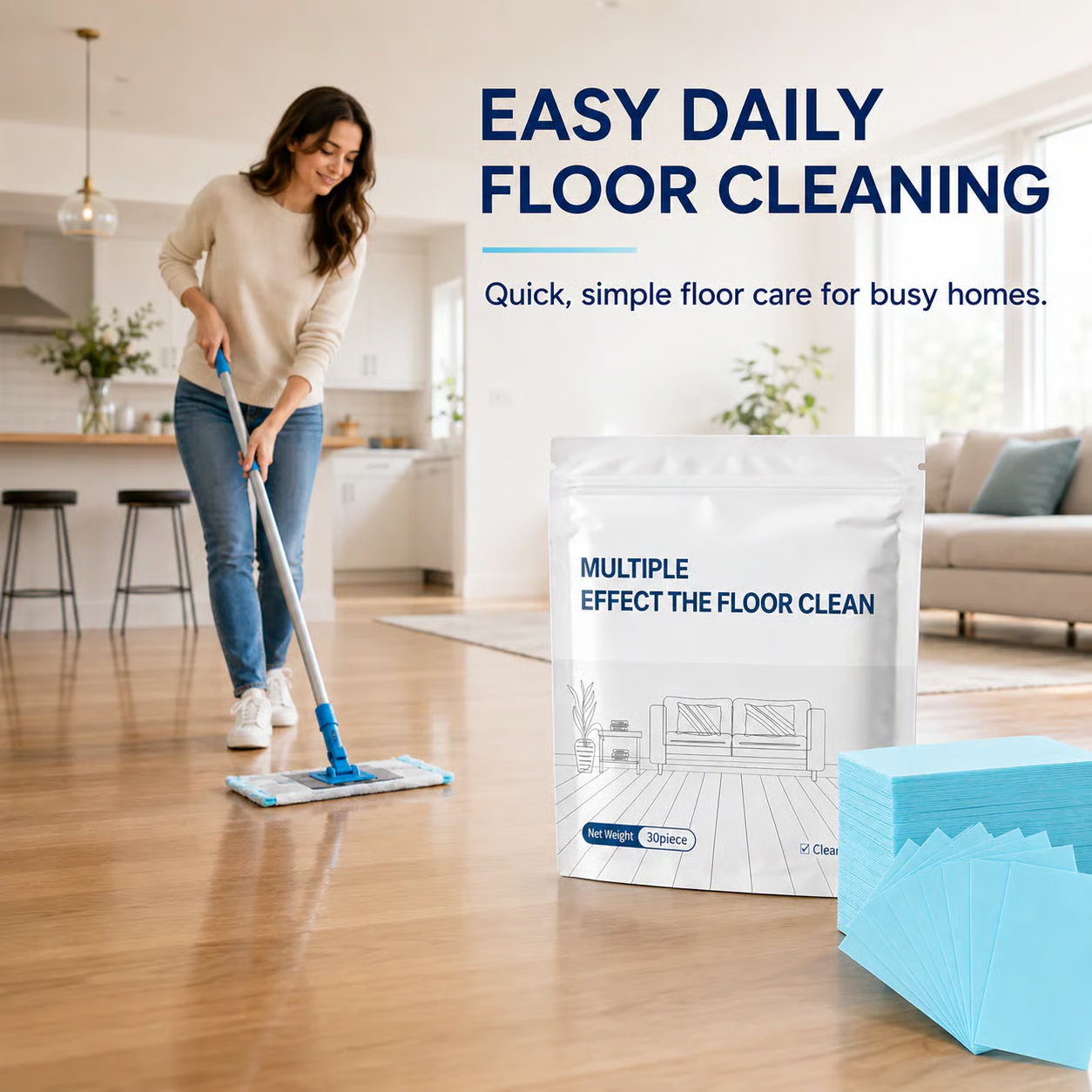 🔥LAST DAY 49% OFF -Floor Cleaning Tablets Multi-Surface Antibacterial Cleaner