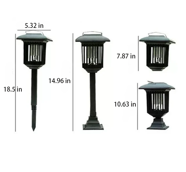 🦟❌Solar-Powered Mosquito Killer Lamp-Outdoor Solar LED Mosquito Killer Garden Lamp