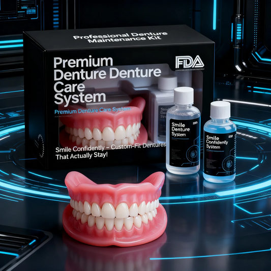🦷 Fit Full Functional Dentures Make You More Confident-FDA-Certified