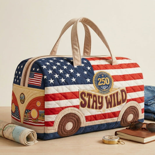 ✨🇺🇸 250th Anniversary Quilted Travel Bag | Lightweight, Spacious & Travel-Ready