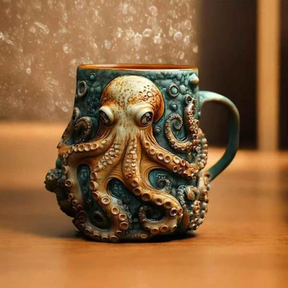 🐙45% OFF Now🎁Handmade Cthulhu-Inspired Pirate Mug