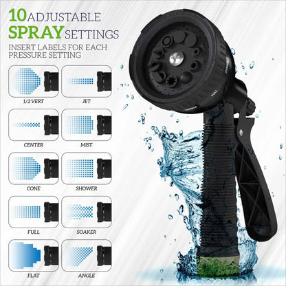 🌱 100FT Garden Hose | Heavy Duty Flexible Water Hose