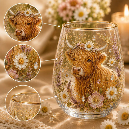 🔥🔥2026 Limited Edition Garden Dawn Embossed Glass Teacup