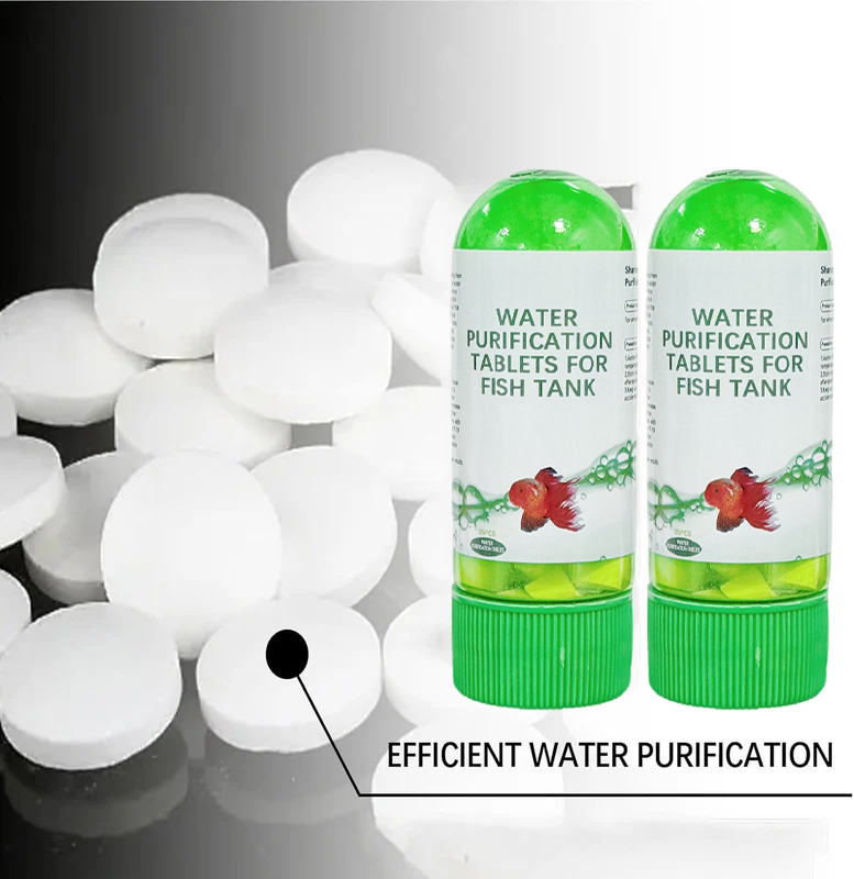 💧 Fish Tank Purification Tablets | Remove Cloudy Water & Turbidity (2PC)