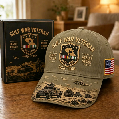 🔥Limited Time 49% OFF🎖️ Gulf War Veteran Memorial Hat