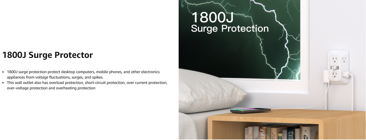🔥 Multi Plug Outlet Extender | USB Charger