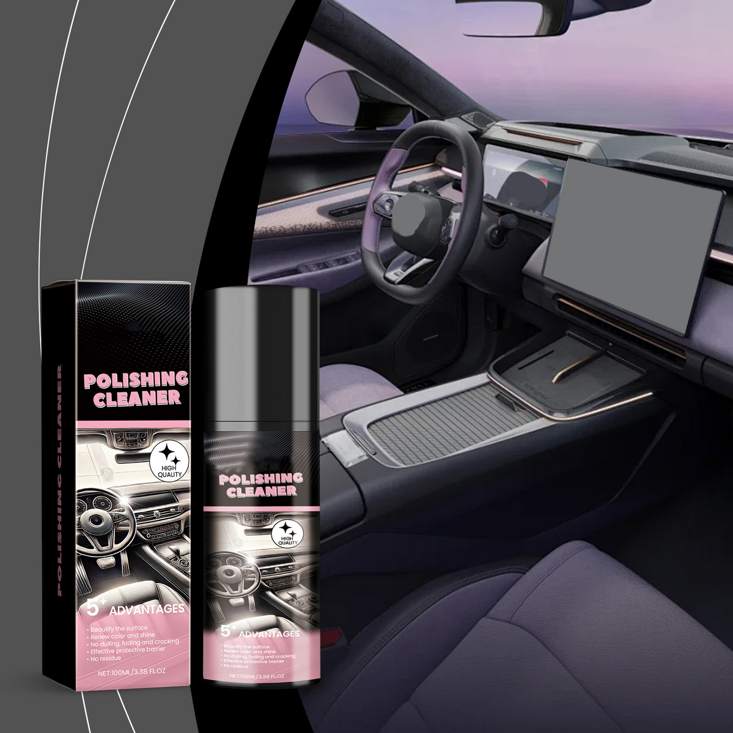 🚗 Car Cleaning Detailer | Quick Shine & Long-Lasting Protection