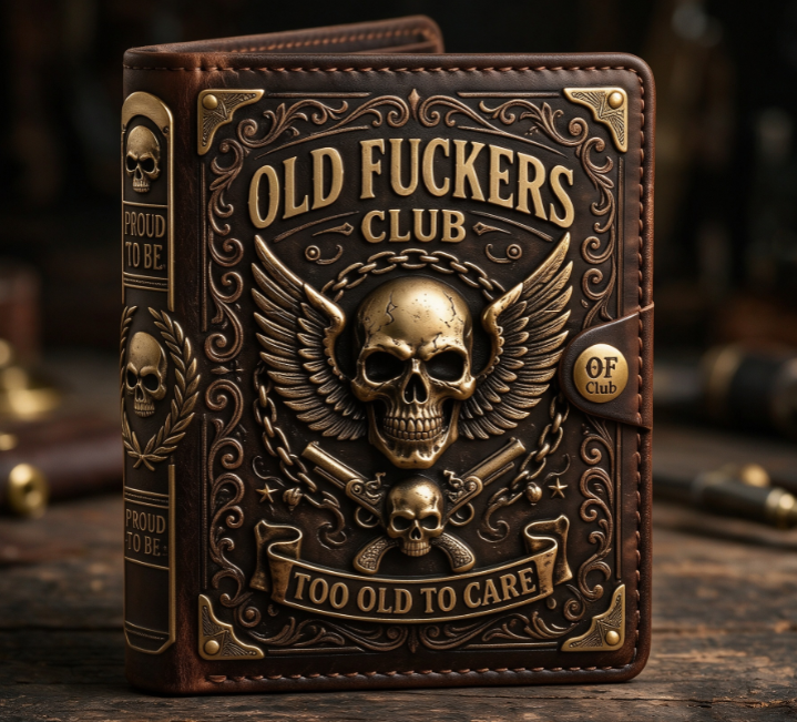 💳🔥 Club Embossed Leather Wallet | Premium Everyday Wallet with Classic Appeal