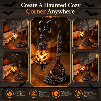 🖤✨ Limited Time 50% OFF✨ Gothic Pumpkin Lantern Stand | Elegant Halloween Atmosphere Decoration