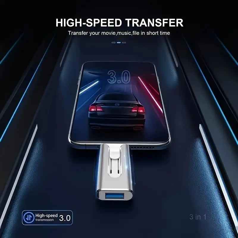 🔥Flash Sale 50% OFF!🔥 4-in-1 USB Flash Drive 32~1TB✨For Phones& Computers