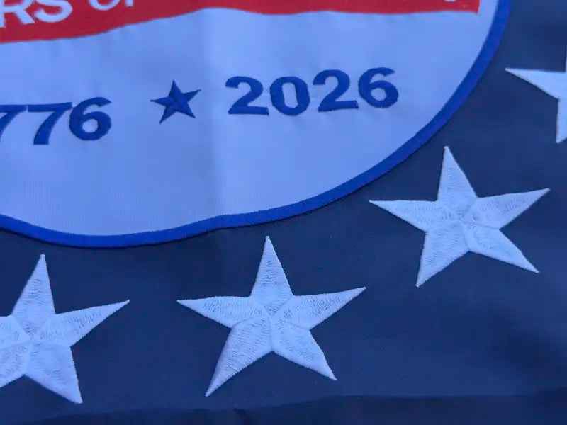 Last Day 48% OFF🔥250th Anniversary USA Commemorative Flag (3x5 Ft）,Double-sided mirror embroidery