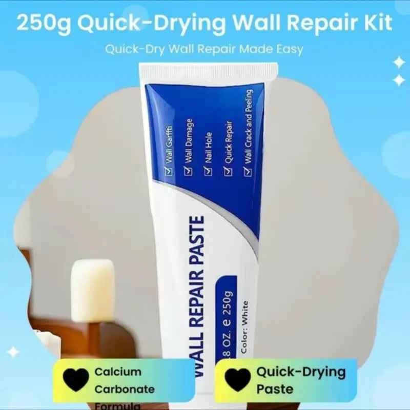 🧱 Drywall Repair Kit | Quick-Drying Wall Mending Paste 250g