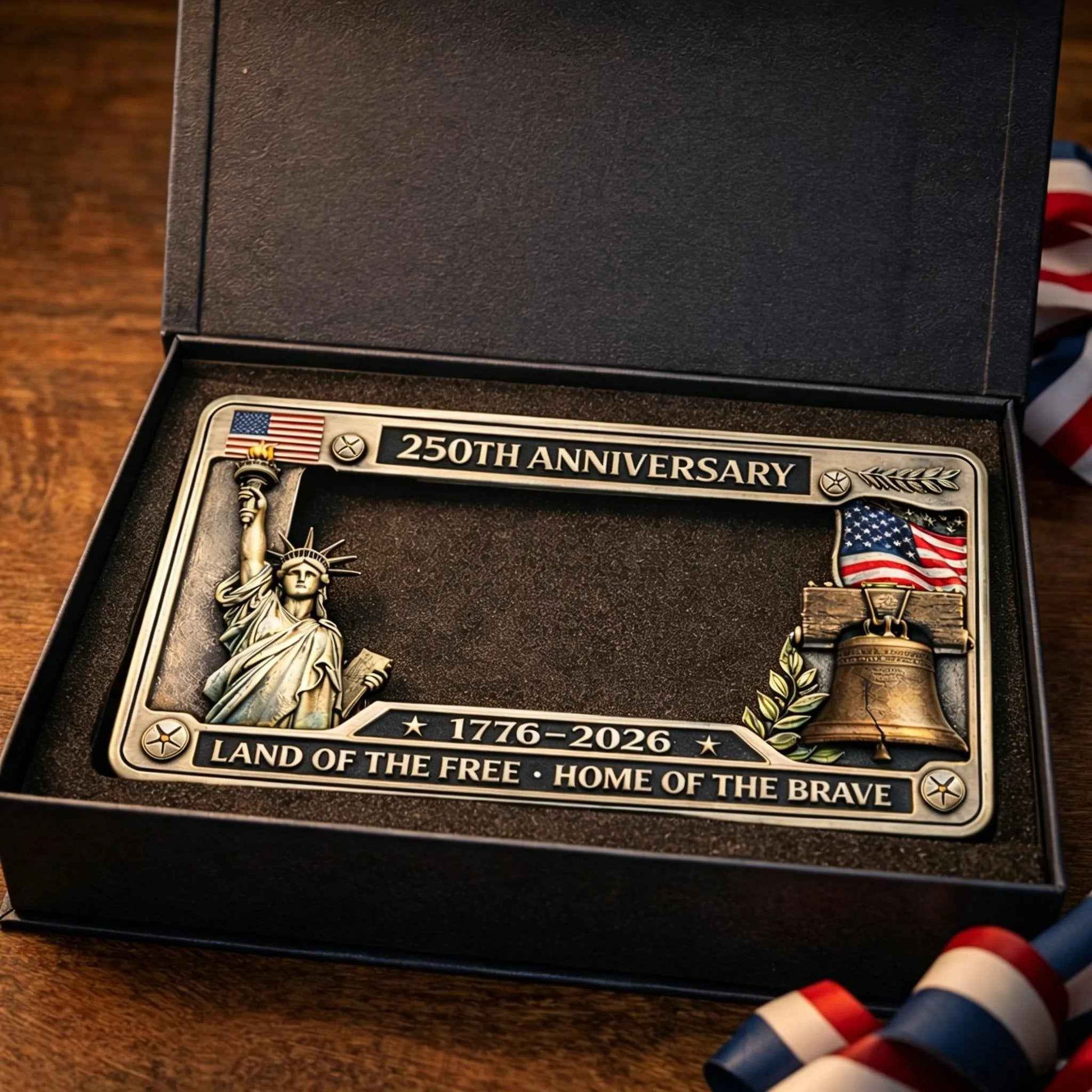 🦅250th Anniversary Commemorative License Plate Frame