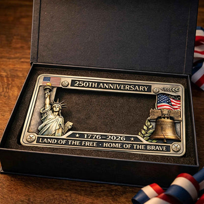 🦅250th Anniversary Commemorative License Plate Frame