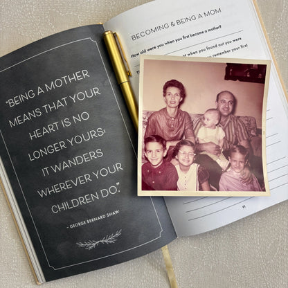 📖 Mother Story Journal | Keepsake Memory Book Gift