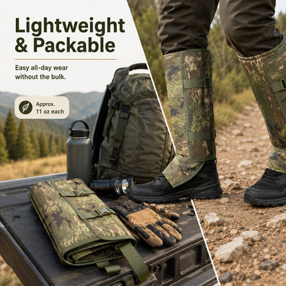 Professional Snake Guard Gaiters – Lightweight Leg Protection for Outdoor Use