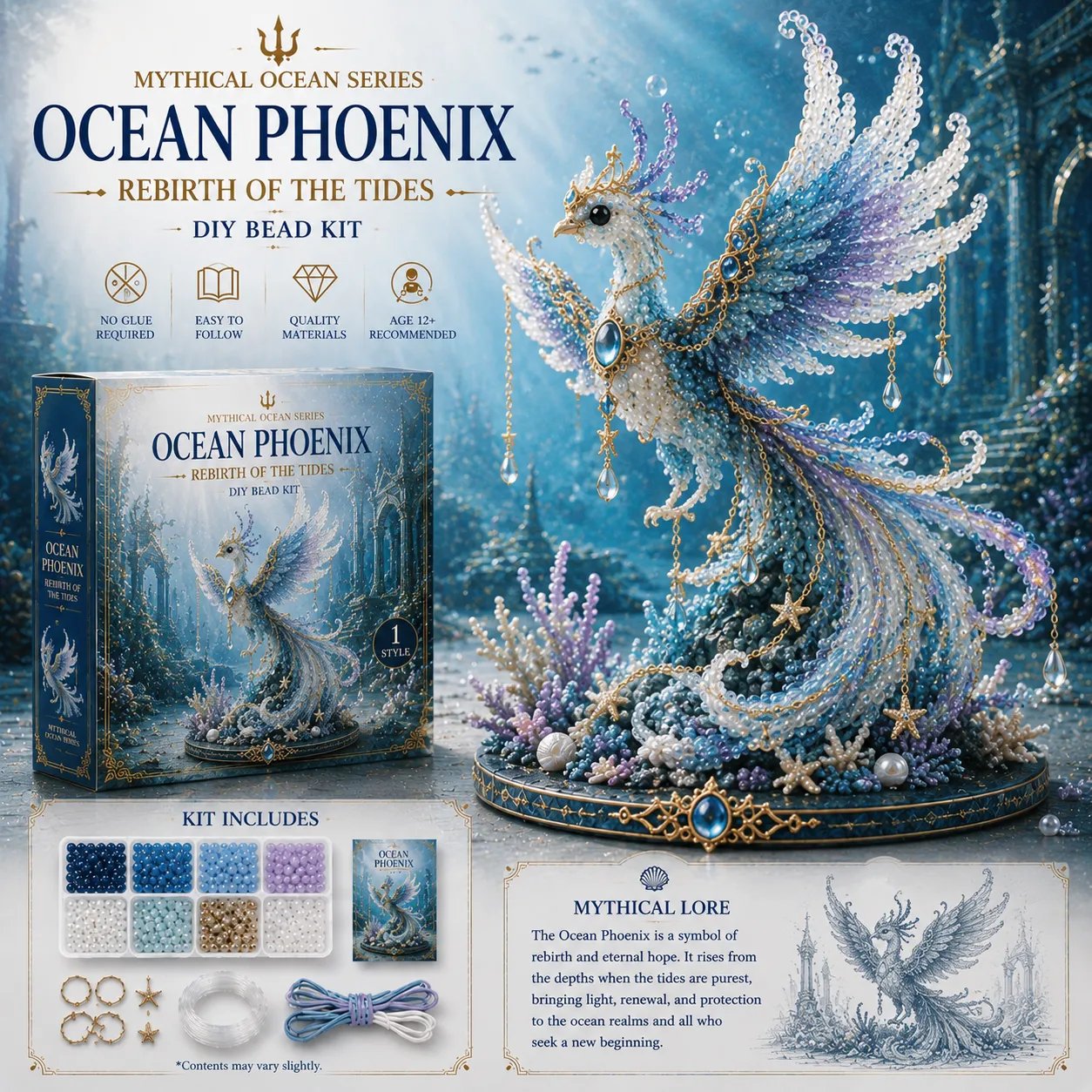 🔥Last Day 50% OFF🔥🌊 Mythical Ocean DIY Bead Kit