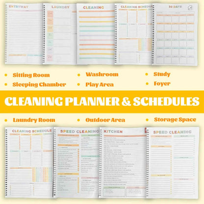 📒 A4 Daily Planner Notebook | Schedule & Focus Checklist