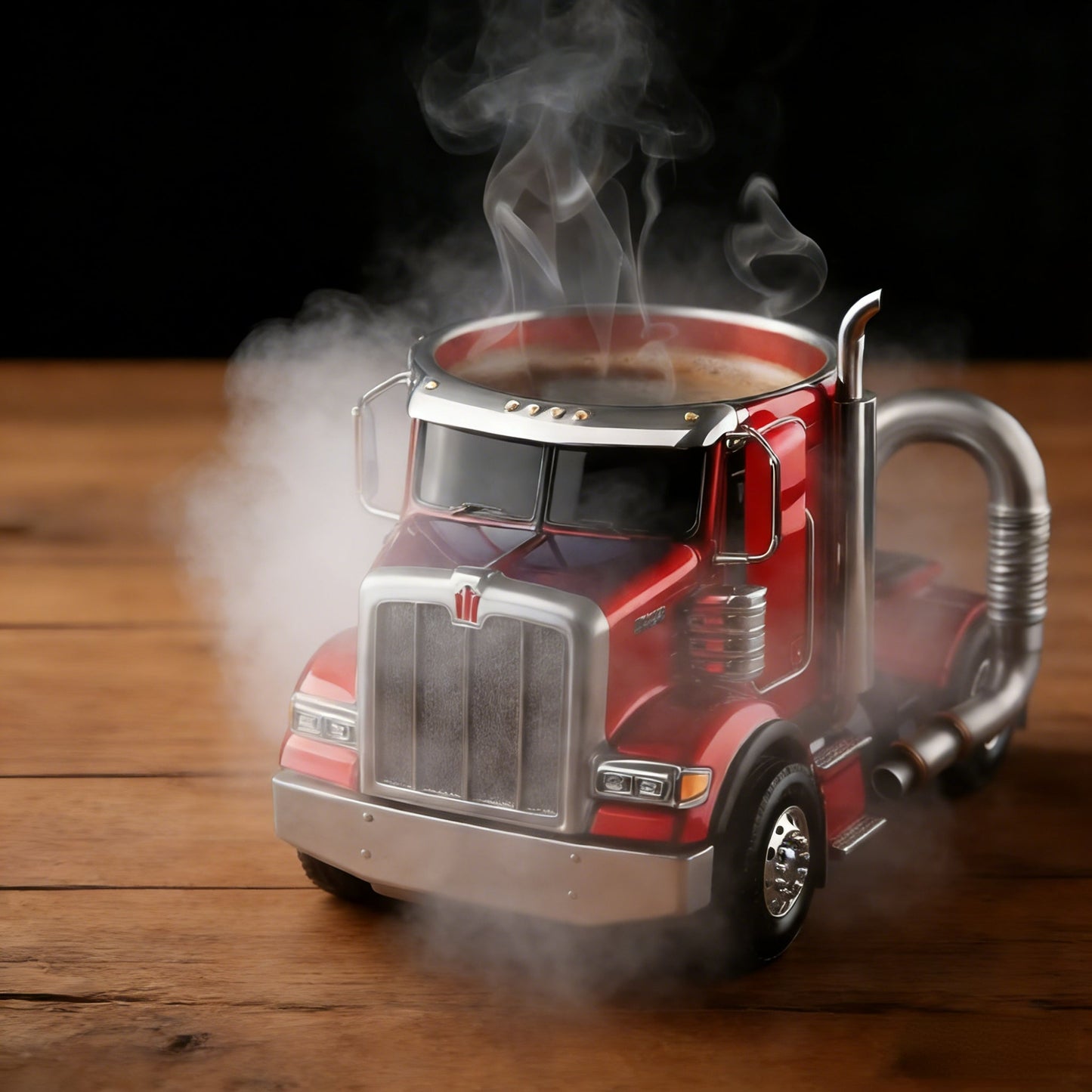 Handcrafted Resin Mug for Family & Friends 🚛☕Durable Semi-Truck Shaped Coffee Mug