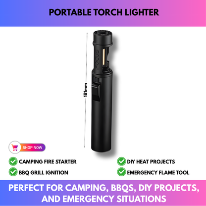 📢Regular price resumes tomorrow - 🔥 Portable Torch Lighter – Compact design, powerful flame