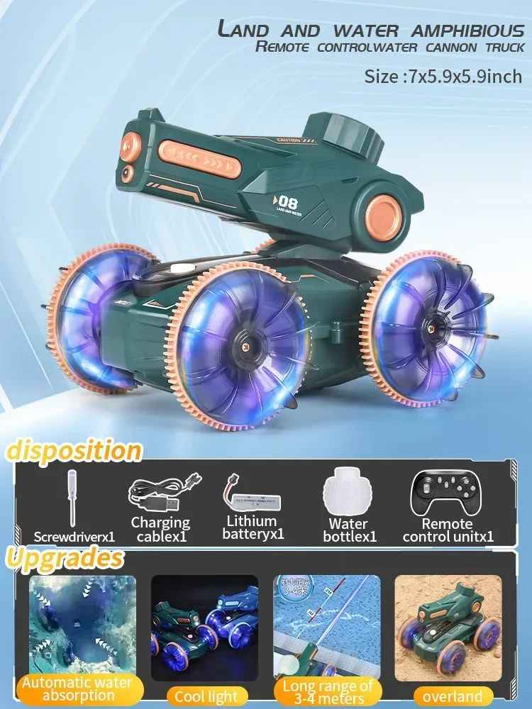 📢SHOP SALE -Amphibious Combat Tank – RC Amphibious Race Car