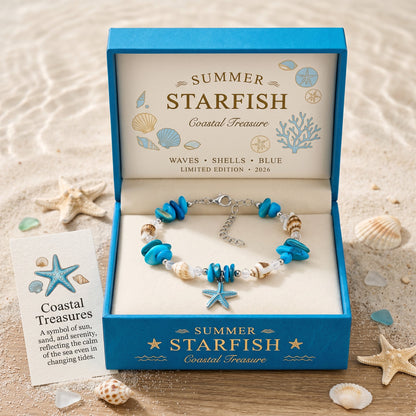 🐚 Blessings from the Deep🌊 Shell, Pearl & Aquamarine Choker | 2026 Limited Handmade Edition – Only 8 Left🔥