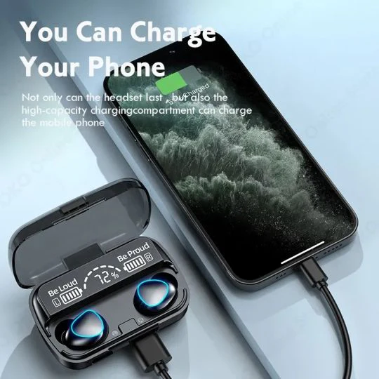 Flash Sale💥2026 NEW M30 Waterproof TWS Bluetooth 5.1 Earphones Charging Box