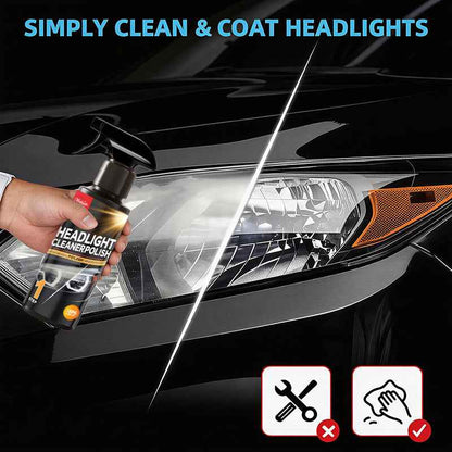 🚗 No-Sand Headlight Restoration Kit | Restores Yellow & Oxidized Headlights