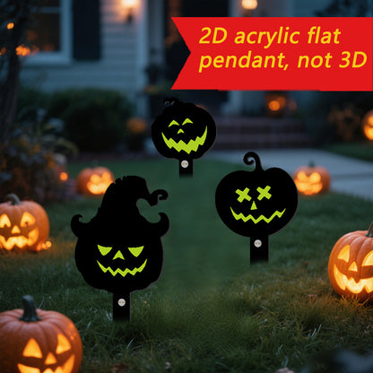 🎃🔥Halloween Sale 50% OFF🔥 Luminous Acrylic Pumpkin Garden Stake