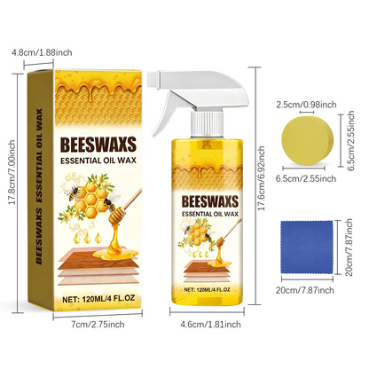 🔥Last Day 50% OFF✨Natural Beeswax Wood Polish Spray-Make Your Floor Clean Again