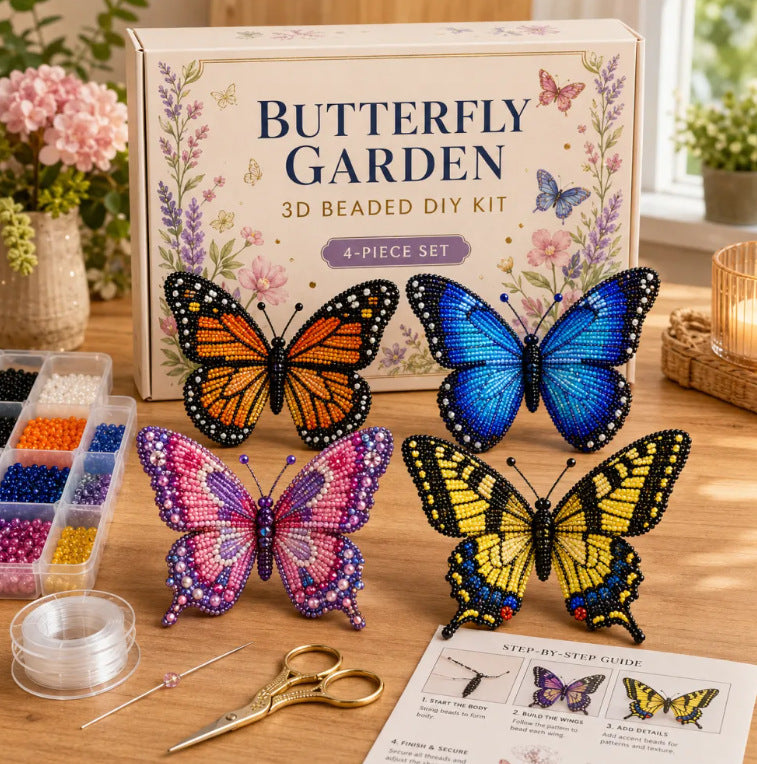 🧵✨ Tiny 3D Beaded Animal DIY Kit – Turn Tiny Beads Into Treasured Handmade Animals, Great for Cozy Afternoons & Thoughtful Gifts