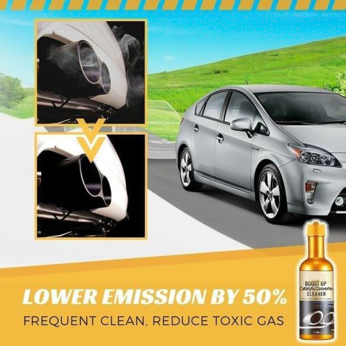 🔥LAST DAY - BUY 1 GET 1 FREE🔥Instant Car Exhaust Handy Cleaner🚗