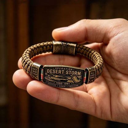 🔥Limited Time 49% OFF🎖️ Desert Storm Honor Commemorative Bracelet