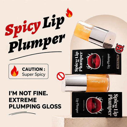 💋 [NEW] Spicy Lip Plumper Gloss – Instantly Fuller, Juicy-Looking Lips