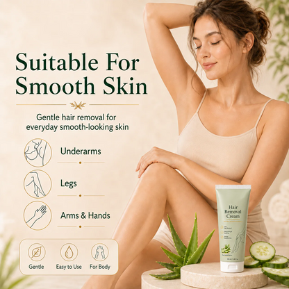 LAST DAY -BUY 1 GET 1 FREE🤩Ahlwo Painless Depilatory Cream – No Razor Bumps, No Harsh Odor