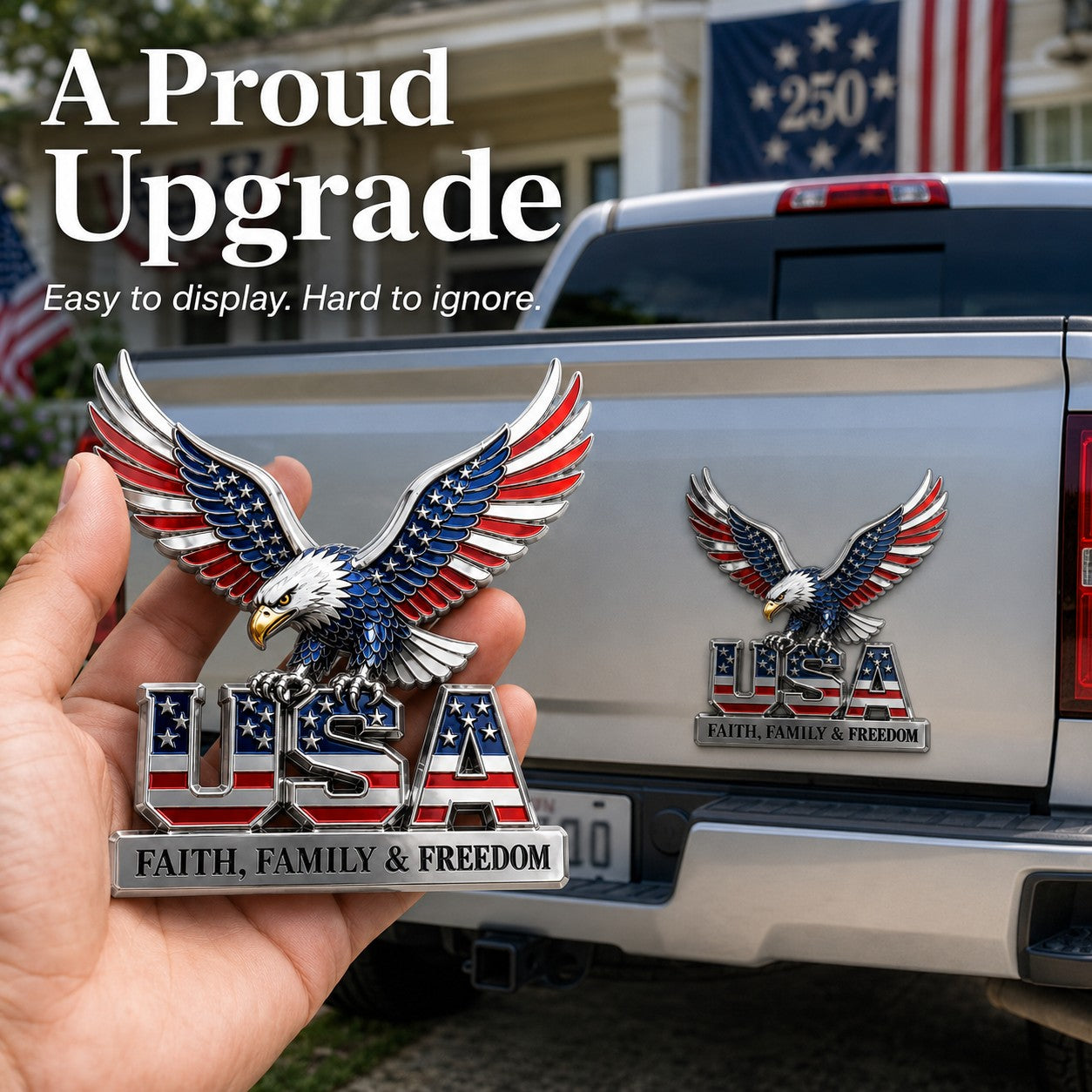 🔥 Today Only 49% OFF 🇺🇸 Patriotic Metal Emblem Collectible