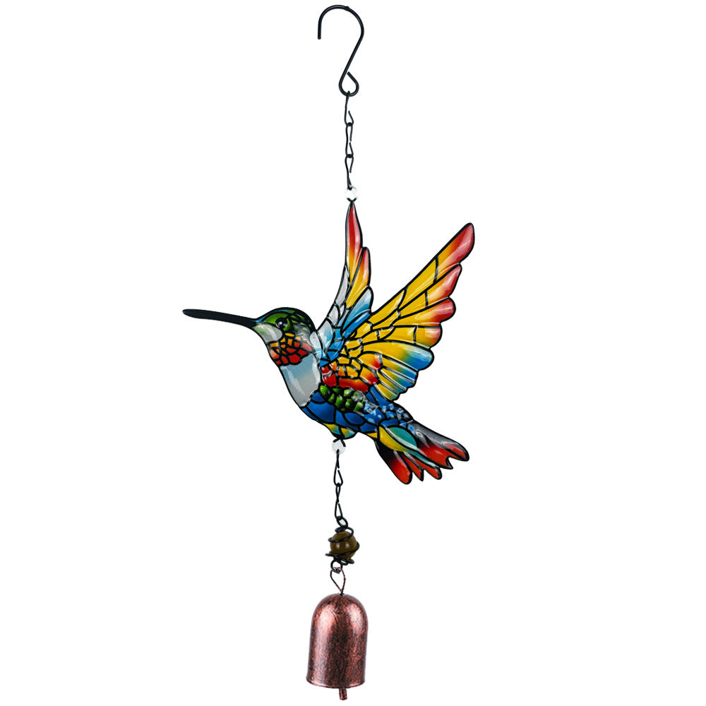 🎁 Buy 1 Get 1 FREE🐦Iron Art Hummingbird Wind Chime | Outdoor Hanging Ornament