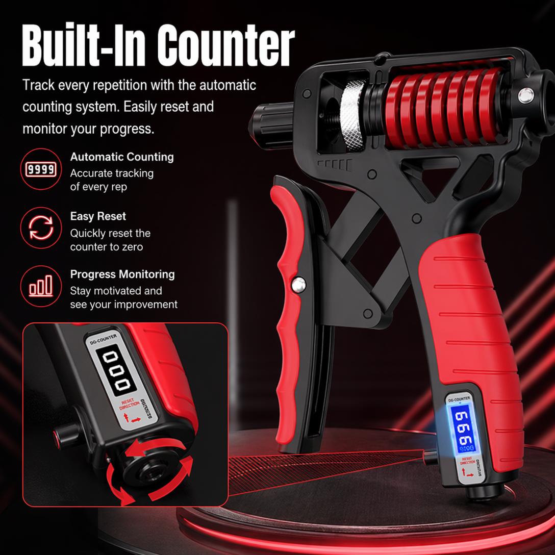 🔥Limited Time 49% Off💪Adjustable Hand Grip Strengthener with Counter